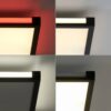 Just Light LED-Deckenleuchte MARIO 11622-18 schwarz weiß Kunststoff Metall B/H/T: ca. 25x7,1x100 cm 2 Brennstellen – Bild 3