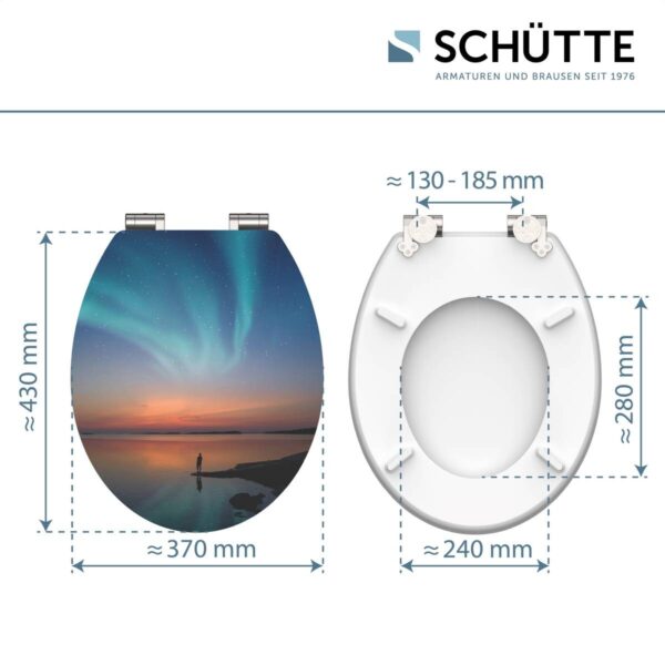 Schütte WC-Sitz Polarlichter MDF Schütte WC-Sitz Polarlichter MDF – Bild 3