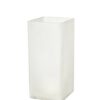 Nolo Tischleuchte Michi weiß Glas B/H/L: ca. 10x22x10 cm E14 1 Brennstellen – Bild 2