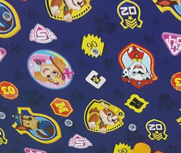 Niermann Deckenleuchte Paw Patrol bunt blau MDF Kunststoff B/H/T: ca. 53x7x71 cm E14 5 Brennstellen – Bild 4