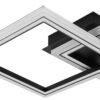 Nolo Deckenleuchte Christina schwarz Metall Kunststoff B/H/L: ca. 35x6,5x57 cm – Bild 2