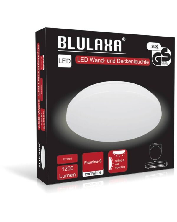 Blulaxa Deckenleuchte Promina weiß Kunststoff H/D: ca. 5,5x28 cm – Bild 3