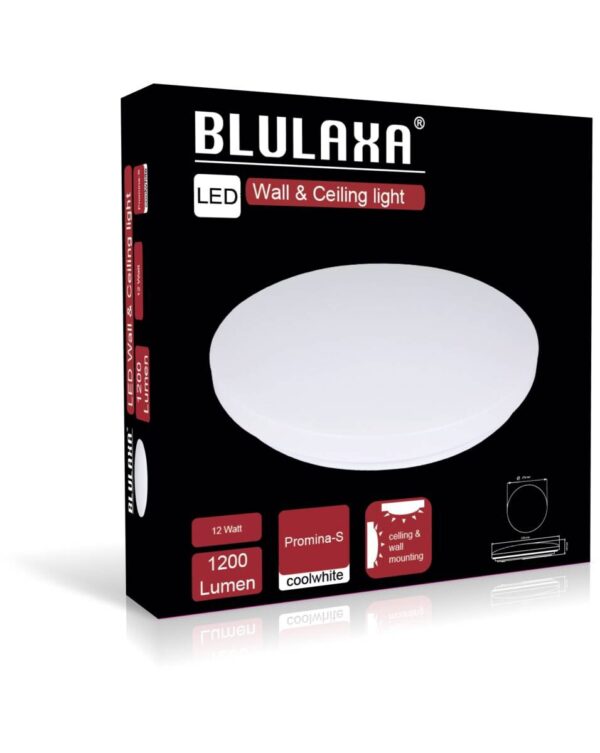 Blulaxa Deckenleuchte Promina weiß Kunststoff H/D: ca. 5,5x28 cm – Bild 5