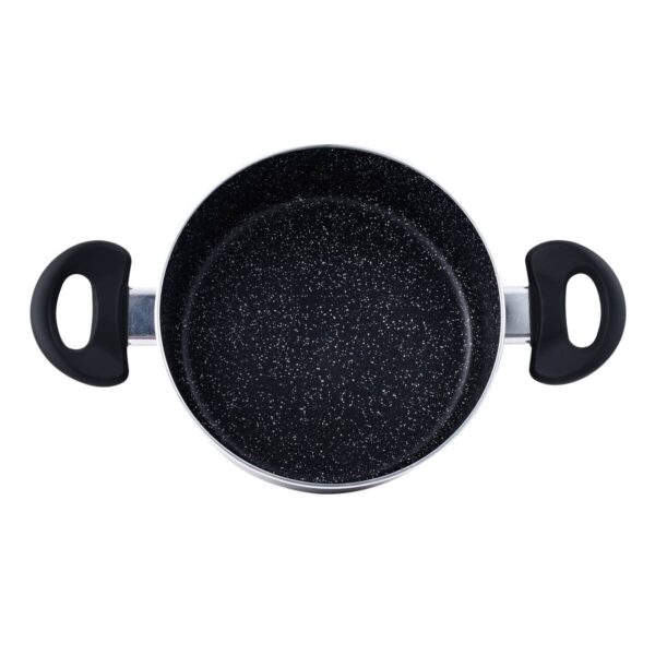 SAN IGNACIO Kochgeschirrset Soria schwarz Aluminium 4 tlg. – Bild 2
