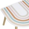Zeller Kindertisch mit 2 Stühlen Rainbow bunt Kiefer B/H/T: ca. 55x55x45 cm – Bild 2