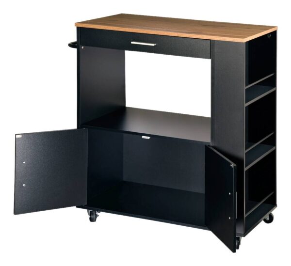 Kesper Küchenwagen grau Spanplatte B/H/T: ca. 75x88x40 cm – Bild 3
