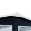 Outsunny Gartenhaus grau B/H/L: ca. 130x185x213 cm – Bild 5