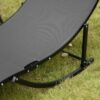 Outsunny Gartenliege 2er Set dunkelgrau Aluminium B/H/L: ca. 61x63x165 cm – Bild 3