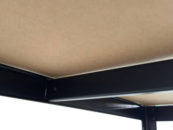 Schwerlaststeckregal schwarz B/H/T: ca. 75x150x30 cm – Bild 4