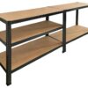 Schwerlaststeckregal schwarz B/H/T: ca. 90x180x40 cm – Bild 2