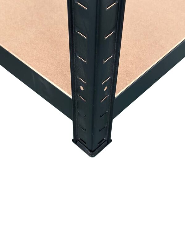Schwerlaststeckregal schwarz B/H/T: ca. 90x180x40 cm – Bild 4