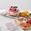 BERGNER Vorratsdosenset Go lovers rot – Bild 2