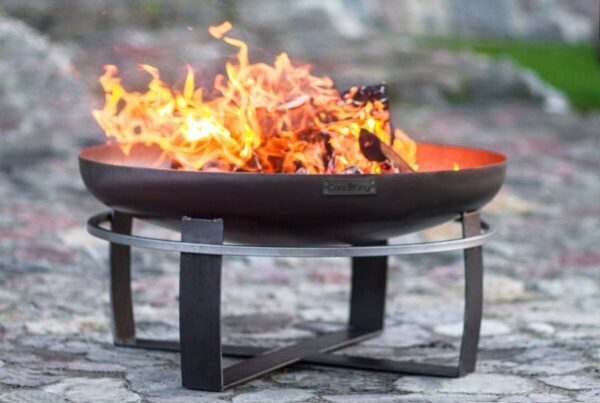 CookKing Feuerschale Viking 60 schwarz Stahl B/H/T: ca. 60x36x60 cm – Bild 4