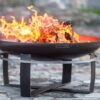 CookKing Feuerschale Viking 80 schwarz Stahl B/H/T: ca. 80x36x80 cm – Bild 4