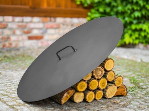 CookKing Deckel für Feuerschale 60 schwarz Stahl B/T: ca. 60,5x60,5 cm CookKing Deckel für Feuerschale 60 schwarz Stahl B/T: ca. 60,5x60,5 cm – Bild 3