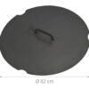 CookKing Deckel für Feuerschale schwarz Stahl B/T: ca. 82x82 cm – Bild 3