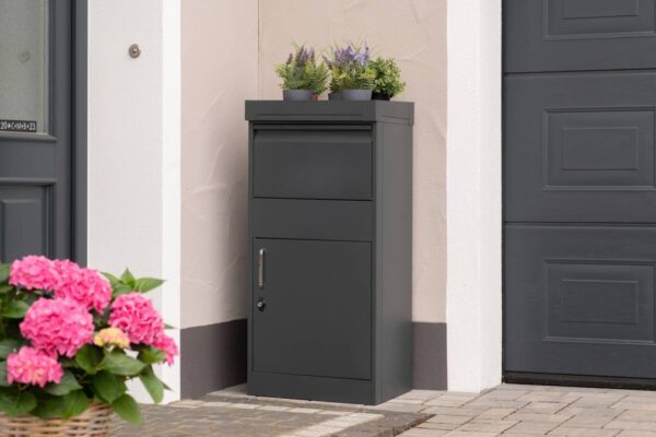 Westmann Paketbox Piet anthrazit B/H/T: ca. 50x105x37 cm Westmann Paketbox Piet anthrazit B/H/T: ca. 50x105x37 cm – Bild 2