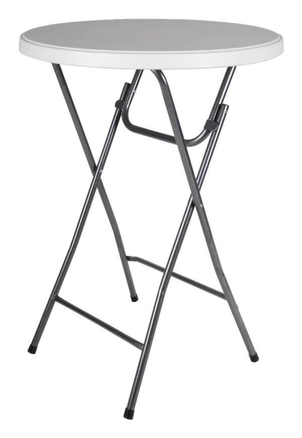 VCM Stehtisch weiß Metall H/D: ca. 110x80 cm VCM Stehtisch weiß Metall H/D: ca. 110x80 cm – Bild 5