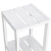 Standregal weiß MDF B/H/L: ca. 22x92x22 cm – Bild 2