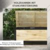 Outsunny Aufbewahrungsbox natur Polypropylen B/H/L: ca. 50x100x43 cm Outsunny Aufbewahrungsbox natur Polypropylen B/H/L: ca. 50x100x43 cm – Bild 3