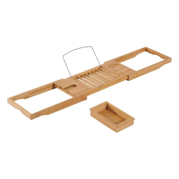 HOMCOM Haushaltshelfer natur B/H/L: ca. 218x105x5 cm HOMCOM Haushaltshelfer natur B/H/L: ca. 218x105x5 cm – Bild 2