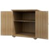 Outsunny Gartenschrank natur Polypropylen B/H/L: ca. 88x77,5x90 cm – Bild 4