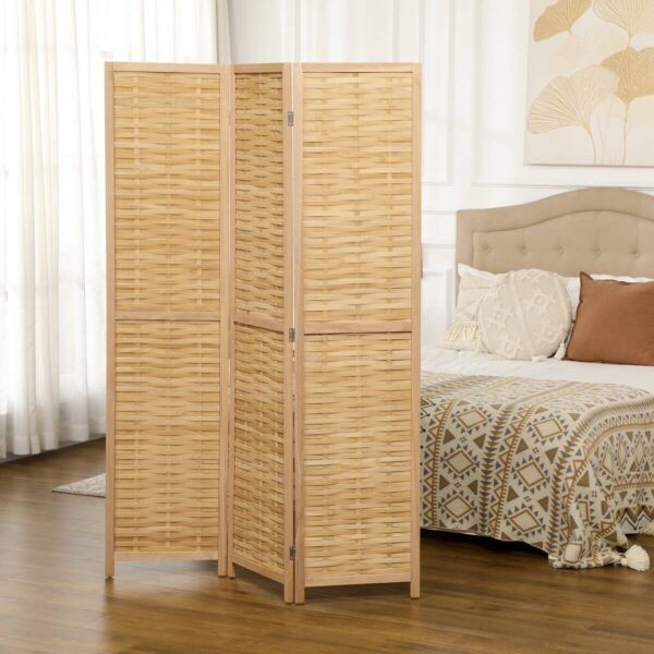 HOMCOM Paravent natur Bambus B/H/L: ca. 1,8x120x170 cm HOMCOM Paravent natur Bambus B/H/L: ca. 1,8x120x170 cm – Bild 4