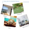 Outsunny Gartensessel grau Polyester B/H/L: ca. 88x66x98 cm – Bild 5