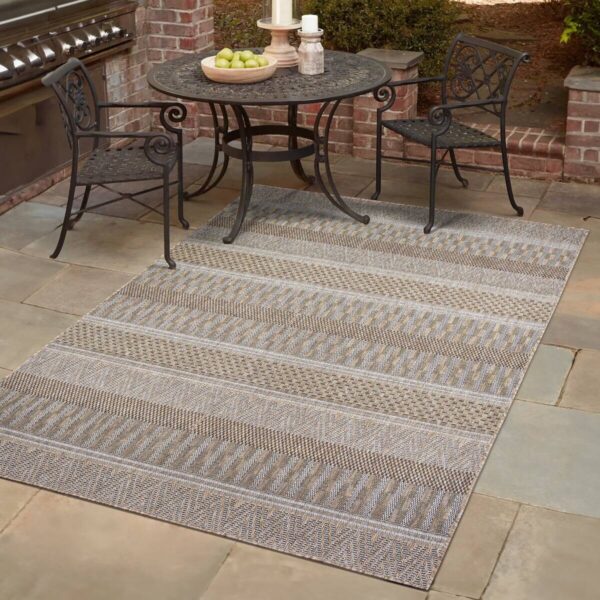 Sanat Outdoorteppich MELISSA braun B/L: ca. 80x150 cm Sanat Outdoorteppich MELISSA braun B/L: ca. 80x150 cm – Bild 2