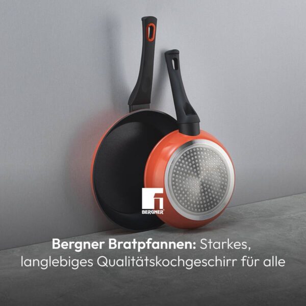 BERGNER Pfannenset CLASSIQUE rot Stahl 2 tlg. – Bild 2