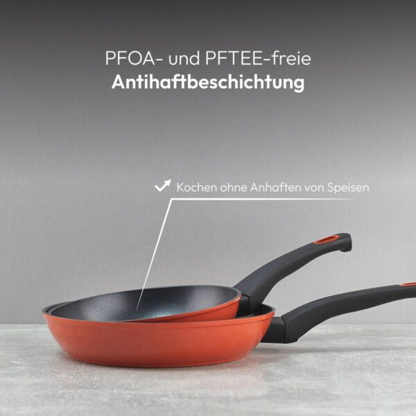 BERGNER Pfannenset CLASSIQUE rot Stahl 2 tlg. – Bild 3