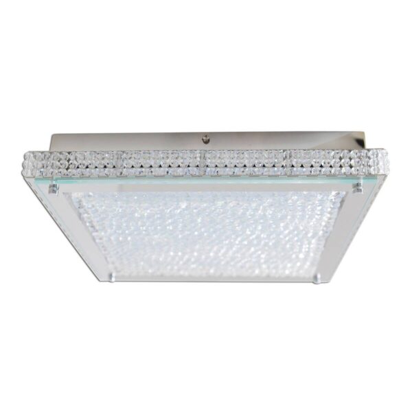Näve Leuchten Deckenleuchte 1200931 transparent Metall Kunststoff B/H/T: ca. 39x7,2x39 cm null 1 Brennstellen – Bild 5