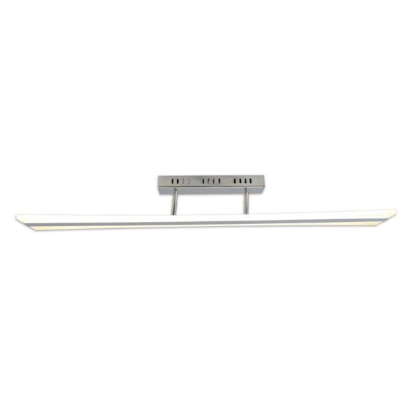 Näve Leuchten Deckenleuchte 1201650 silber Kunststoff Metall B/H/T: ca. 14x11,5x99,4 cm null 1 Brennstellen – Bild 4