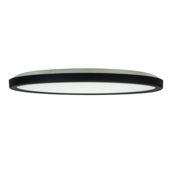 Näve Leuchten Deckenleuchte schwarz Kunststoff B/H/L: ca. 54x3x54 cm 1 Brennstellen – Bild 5