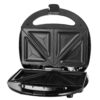 Emerio Sandwichtoaster ST-120889 silber schwarz Kunststoff Edelstahl B/H/T: ca. 21,8x7,7x20,2 cm – Bild 4