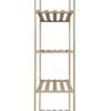 Holzregal natur B/H/L: ca. 40x170x75 cm – Bild 2