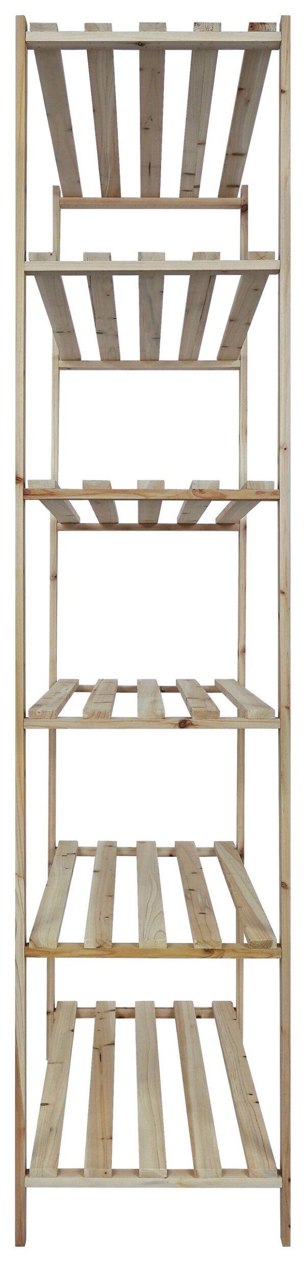 Holzregal B/H/L: ca. 40x180x90 cm – Bild 2