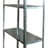 Schraubregal verzinkt B/H/T: ca. 75x150x30 cm – Bild 3