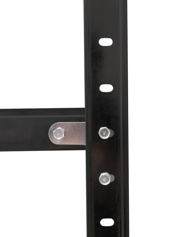 Schraubregal schwarz B/H/T: ca. 90x180x60 cm – Bild 3