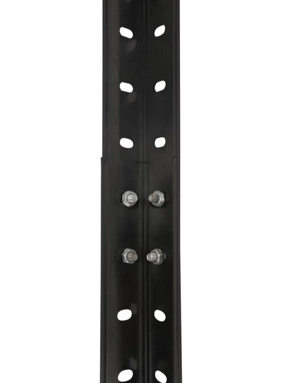 Schraubregal schwarz B/H/T: ca. 90x180x60 cm – Bild 5