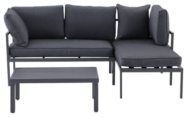 POCOline Loungeset Nizza dunkelgrau Stahlrohr – Bild 2