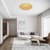 GLOBO LED-Deckenleuchte Heda gold Metall H/D: ca. 5x49 cm GLOBO LED-Deckenleuchte Heda gold Metall H/D: ca. 5x49 cm – Bild 2