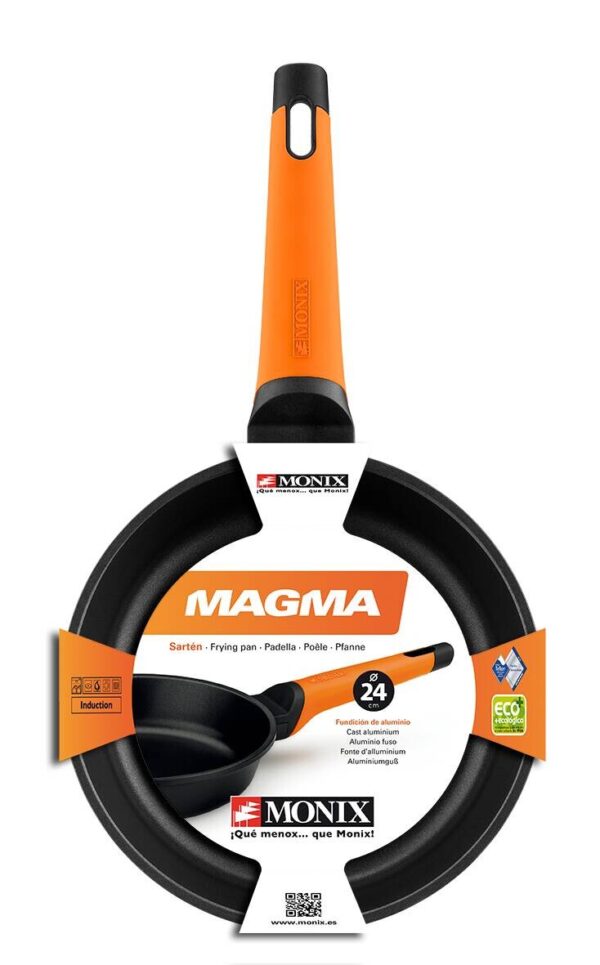 Monix Pfannenset MAGMA schwarz Aluguss 3 tlg. Monix Pfannenset MAGMA schwarz Aluguss 3 tlg. – Bild 2