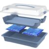 Rotho Party-Butler COOL u. FRESH blau B/H/L: ca. 29,5x11x43,5 cm – Bild 2
