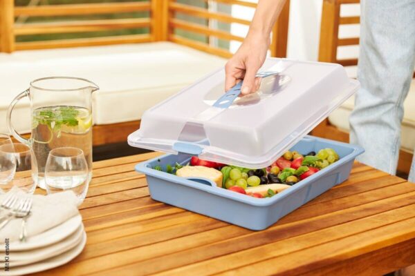 Rotho Party-Butler COOL u. FRESH blau B/H/L: ca. 29,5x11x43,5 cm – Bild 4