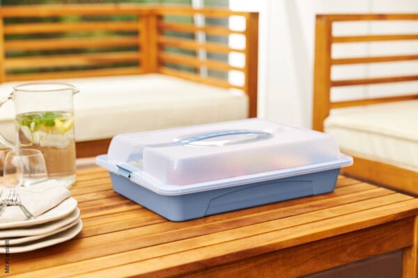Rotho Party-Butler COOL u. FRESH blau B/H/L: ca. 29,5x11x43,5 cm – Bild 5