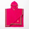 BENETTON Kinder-Badeponcho pink Baumwolle B/L: ca. 65x65 cm BENETTON Kinder-Badeponcho pink Baumwolle B/L: ca. 65x65 cm – Bild 2