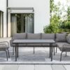 POCOline Gartensitzgruppe Milos dunkelgrau Stahl – Bild 5