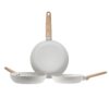 SAN IGNACIO Pfannenset ACACIA weiß Aluminium 3 tlg. – Bild 2