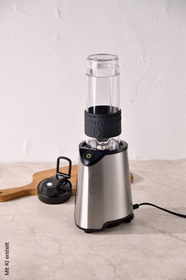 BERGNER Standmixer BG-51027-BK silber Kunststoff Silikon B/H/L: ca. 12x35x14 cm – Bild 5